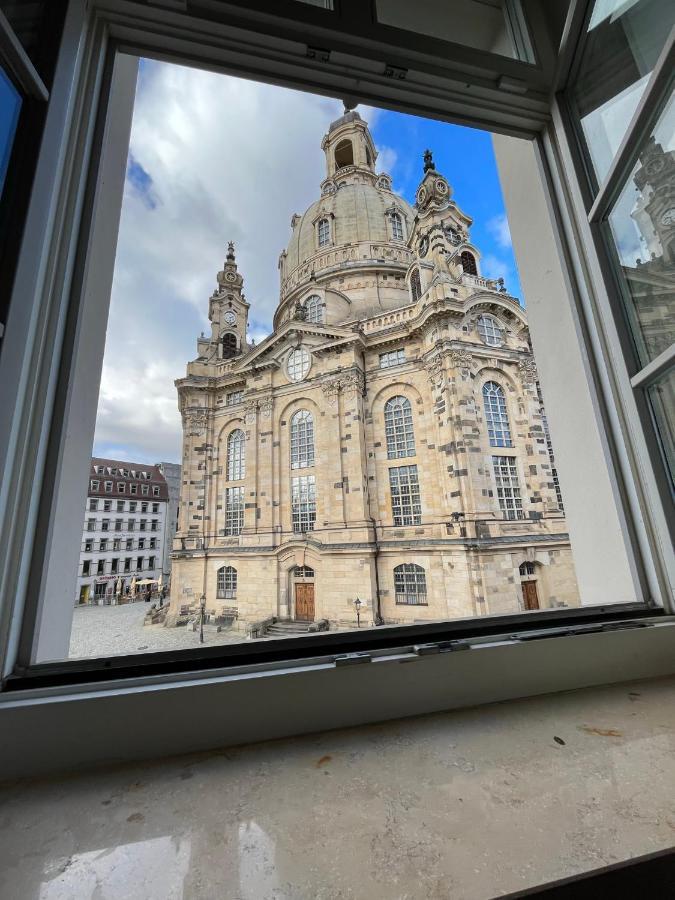 Gemuetliches Apartment Mit Blick Zur Frauenkirche Dresden Luaran gambar
